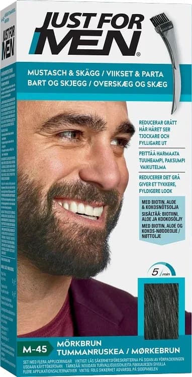 Just For Men Mustache & Beard Skäggfärg Dark Brown från Just For Men – köp hos Apotek Hjärtat