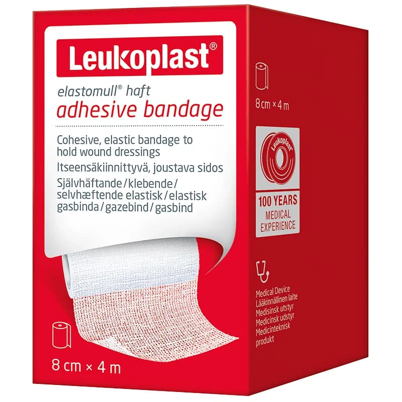 Leukoplast Elastomull Haft 8 cm x 4 m 1 st från Leukoplast – köp hos Apotek Hjärtat