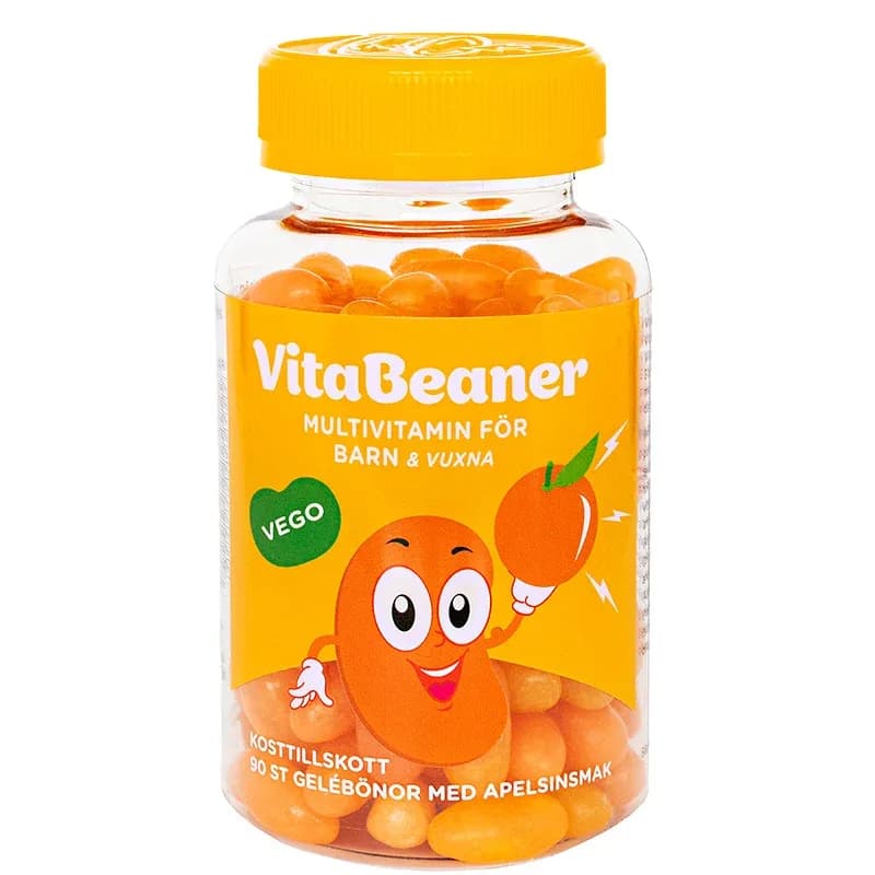 VitaBeaner Multivitamin Apelsin Gelébönor 90st från Vitabeaner – köp hos Apotek Hjärtat