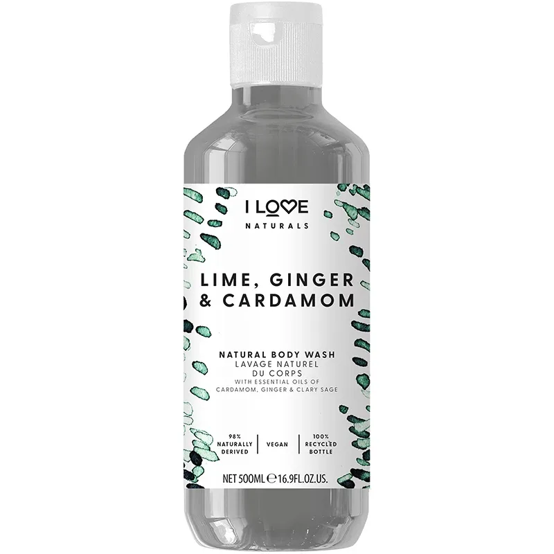 I LOVE Naturals Body Wash Lime, Ginger & Cardamom 500 ml från I Love – köp hos Apotek Hjärtat