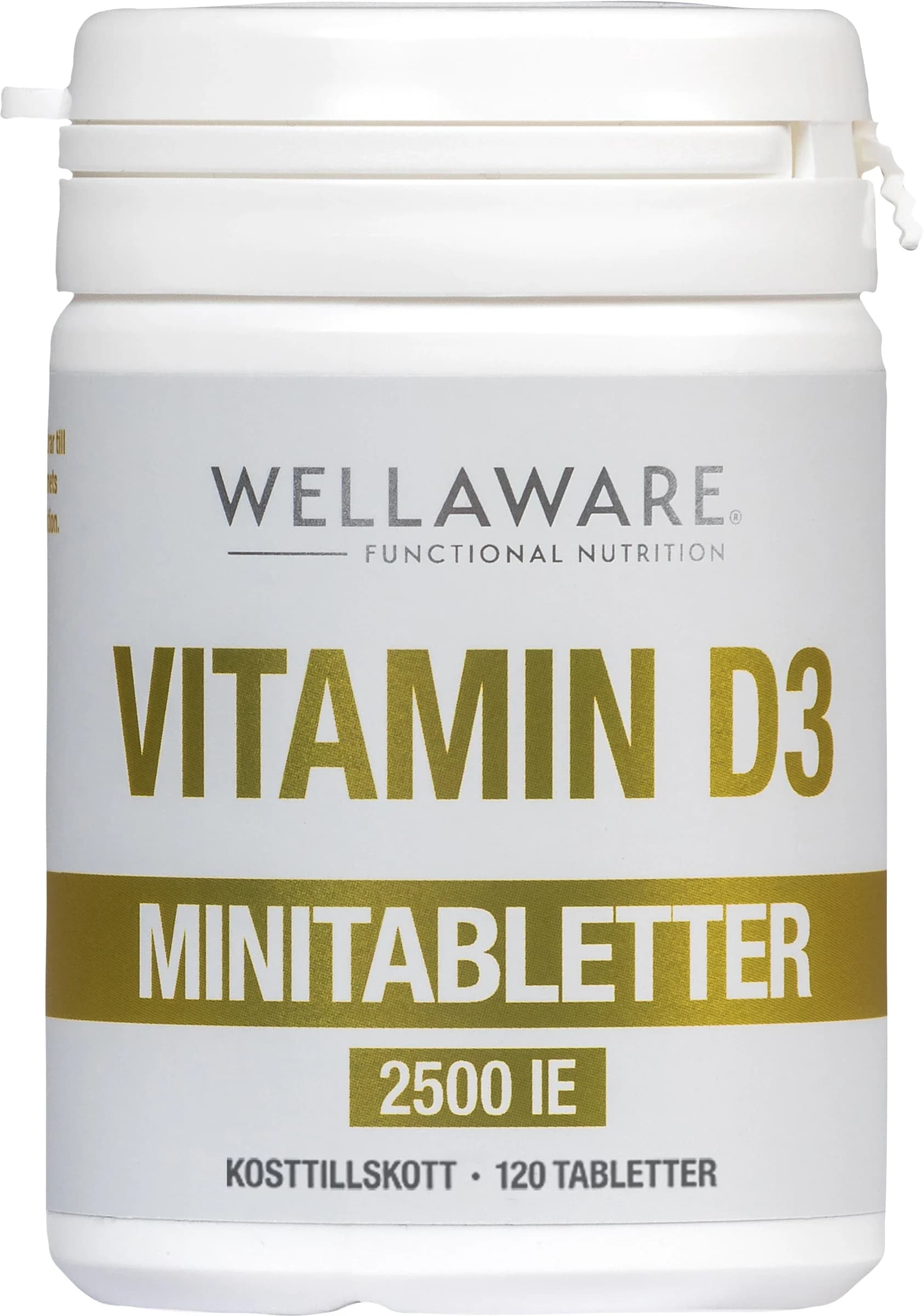 WellAware Vitamin D3 2500 IE 120 minitabletter från WellAware – köp hos Apotek Hjärtat