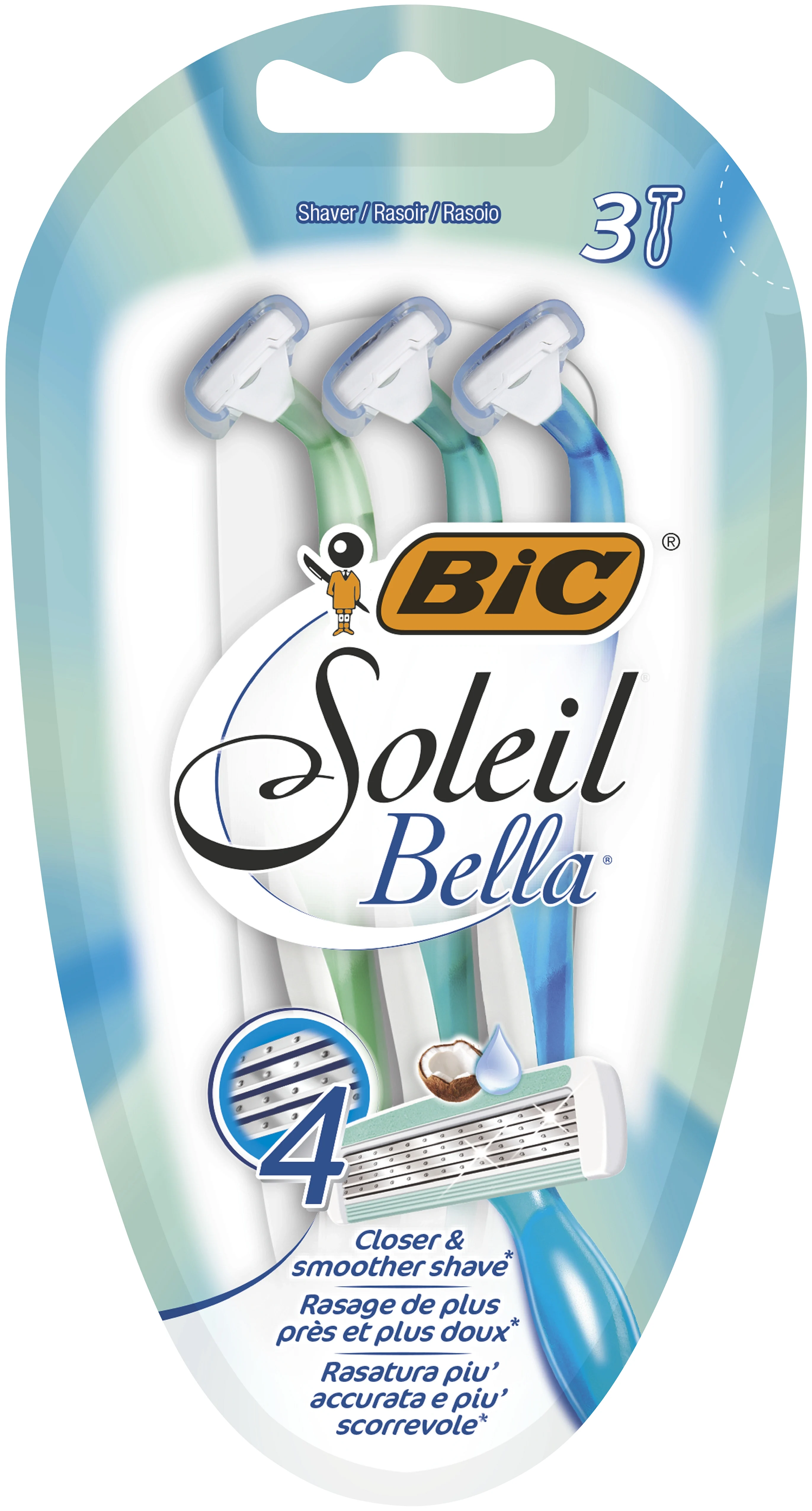 BIC Soleil Bella Rakhyvlar för Kvinnor 3-pack från Bic – köp hos Apotek Hjärtat