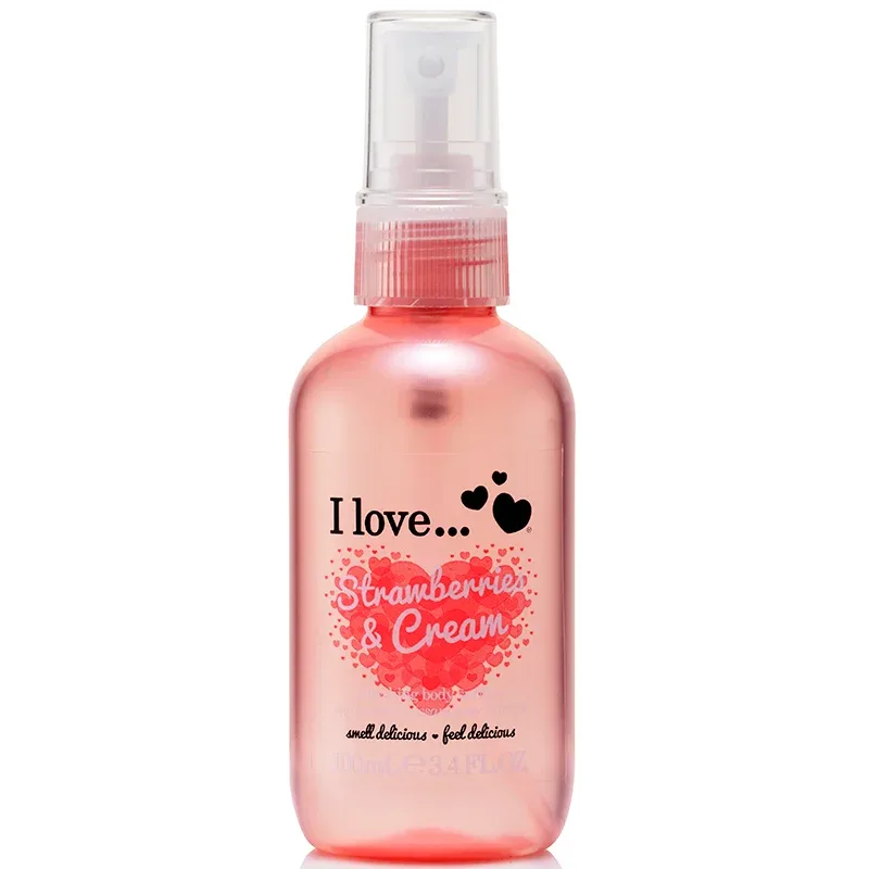 I Love… Strawberries & Cream Body Spritzer 100 ml från I Love - köp hos Apotek Hjärtat