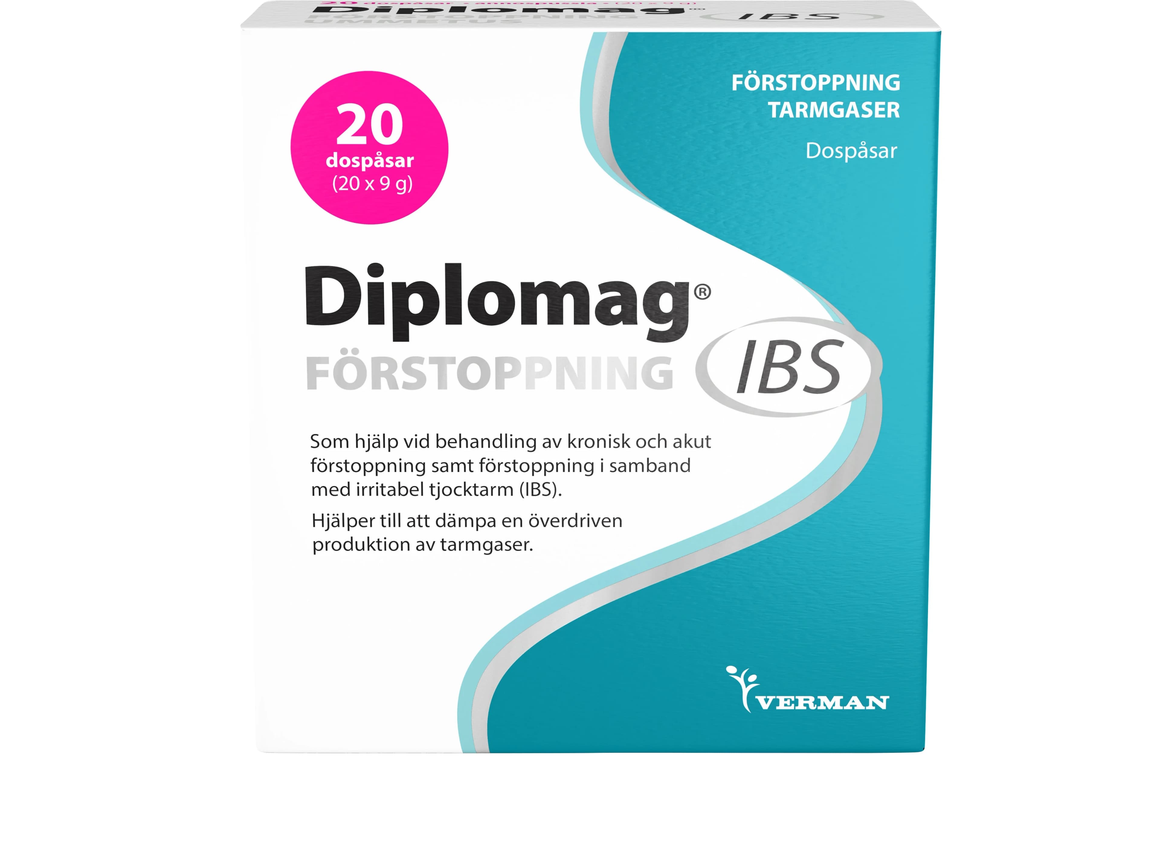 Diplomag IBS Förstoppning Dospåsar 20 st från Diplomag – köp hos Apotek Hjärtat