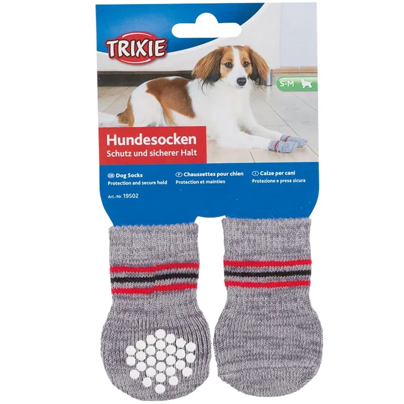 Trixie Hundsock 2-pack Non-slip Grå XS-S från TRIXIE – köp hos Apotek Hjärtat