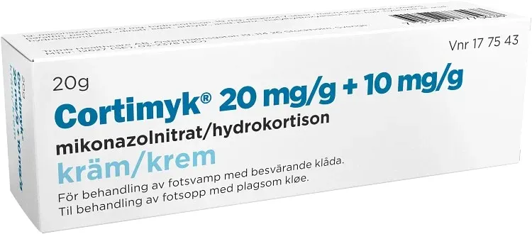 Cortimyk kräm 20 mg/g + 10mg/g 20 g från Cortimyk – köp hos Apotek Hjärtat