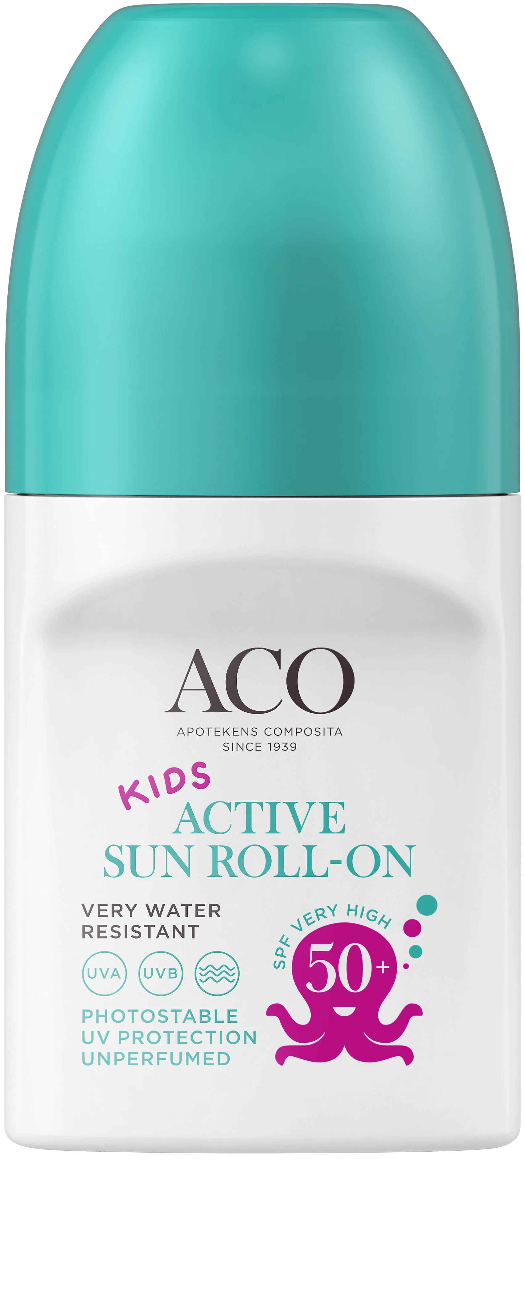 ACO Sun Kids Roll-On SPF 50+, 50 ml från ACO – köp hos Apotek Hjärtat
