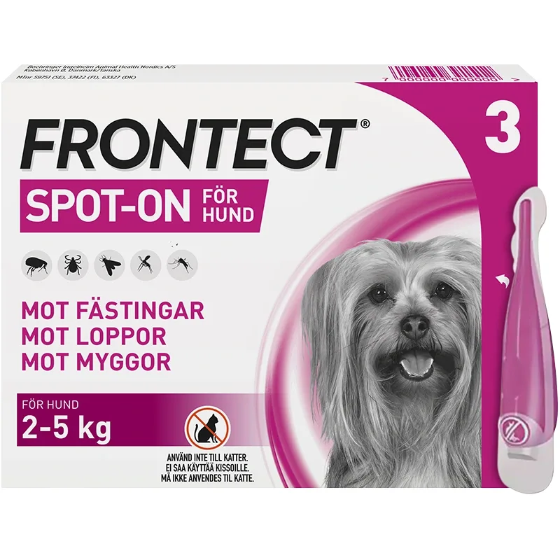 Frontect 2-5 kg Spot-on, lösning Spot-on applikator, 3st (3x0.5ml) från Frontect – köp hos Apotek Hjärtat