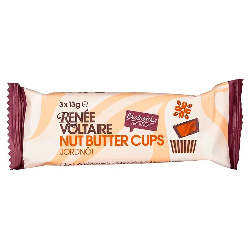 Renée Voltaire Nut Butter Cups Jordnöt 39 g från Renée Voltaire – köp hos Apotek Hjärtat