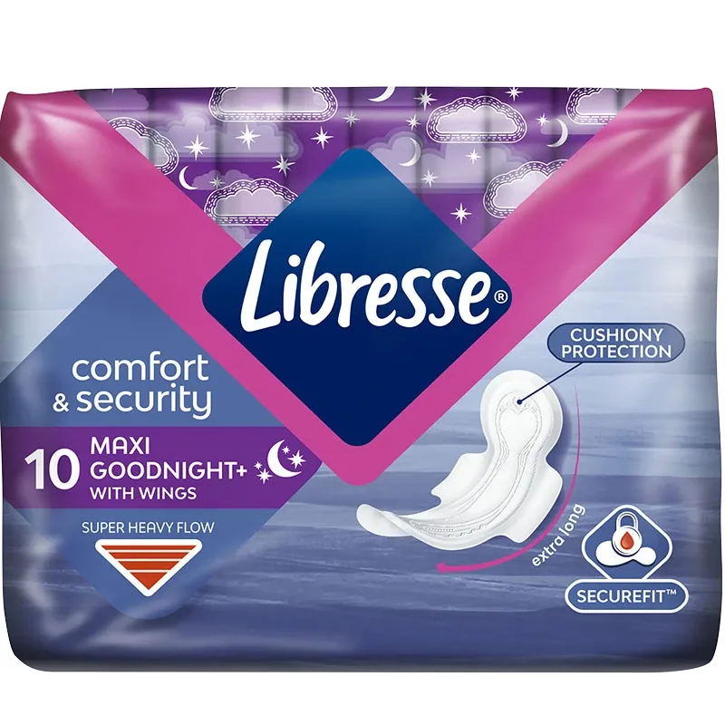 Libresse Maxi Goodnight 10 st från Libresse – köp hos Apotek Hjärtat