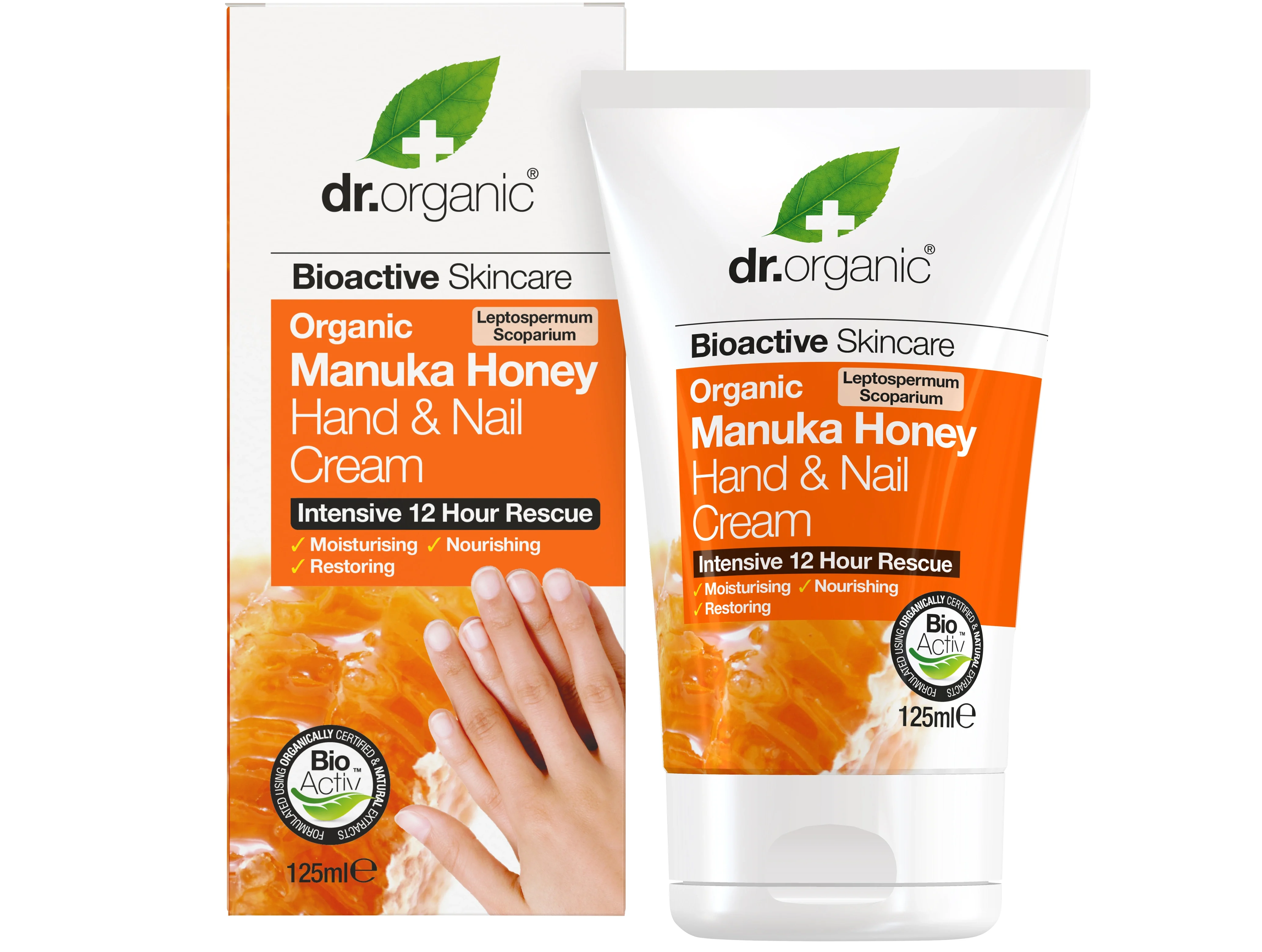 Dr. Organic Manuka Honey Hand and Nail Cream 125 ml från Dr.Organic – köp hos Apotek Hjärtat