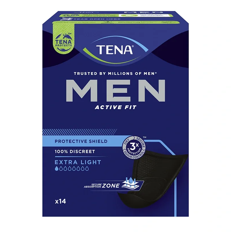 TENA Men Protective Shield Extra Light 14 st från Tena – köp hos Apotek Hjärtat