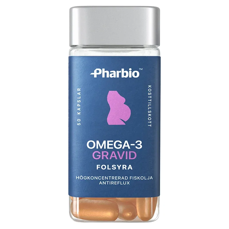 Pharbio Omega-3 Gravid 50st från Pharbio – köp hos Apotek Hjärtat