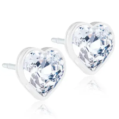 Blomdahl Örhängen Heart Crystal 6 mm från Blomdahl – köp hos Apotek Hjärtat