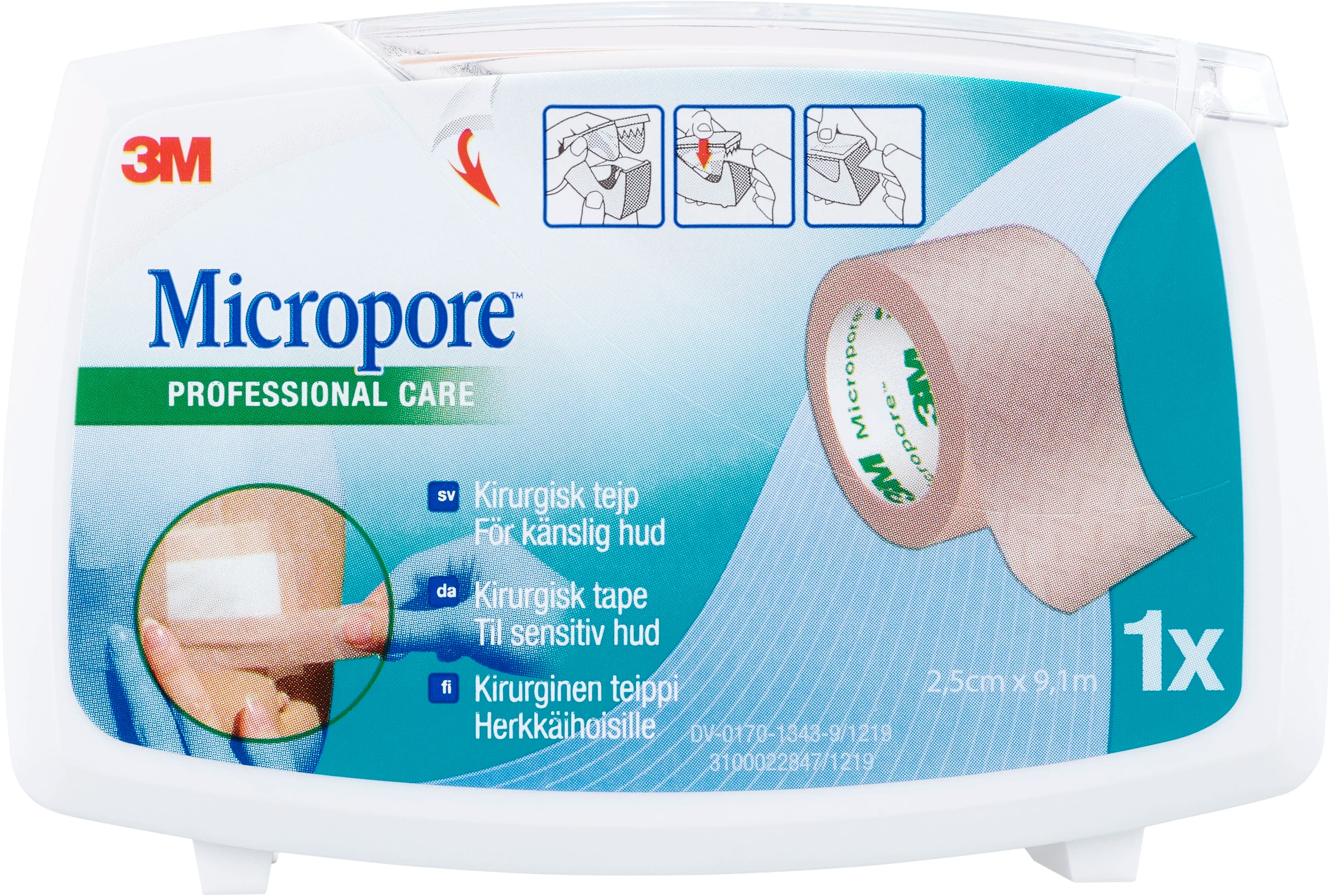 Micropore kirurgtejp brun 9,1 m x 2,5 cm 1 st från Micropore – köp hos Apotek Hjärtat