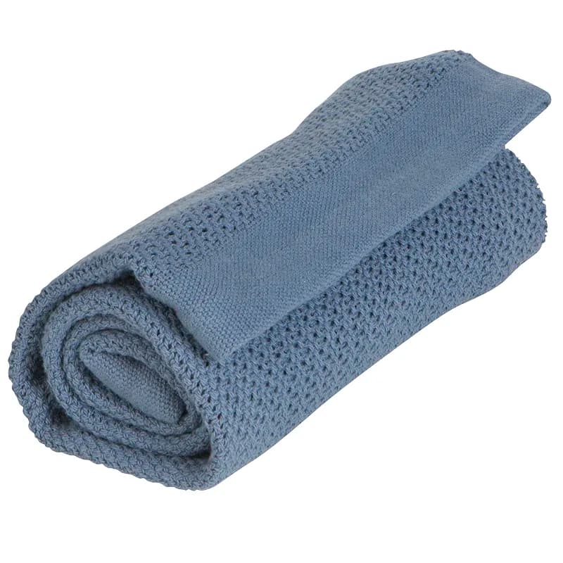 Vinter & Bloom Filt Soft Grid EKO Denim Blue 100x75cm från Vinter & Bloom – köp hos Apotek Hjärtat