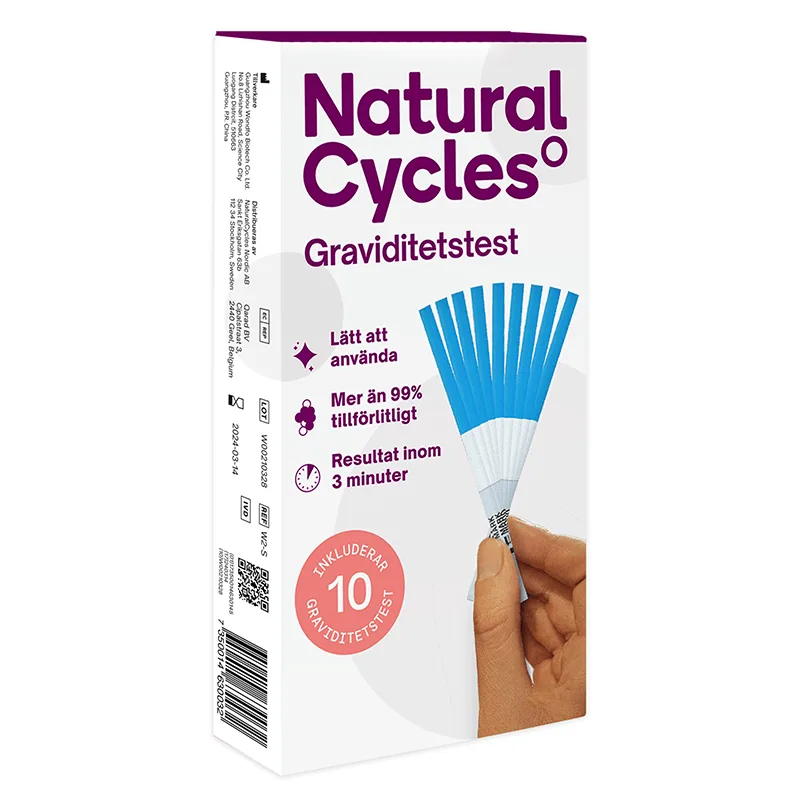 Natural Cycles Graviditetstest 10 teststickor från Natural Cycles – köp hos Apotek Hjärtat