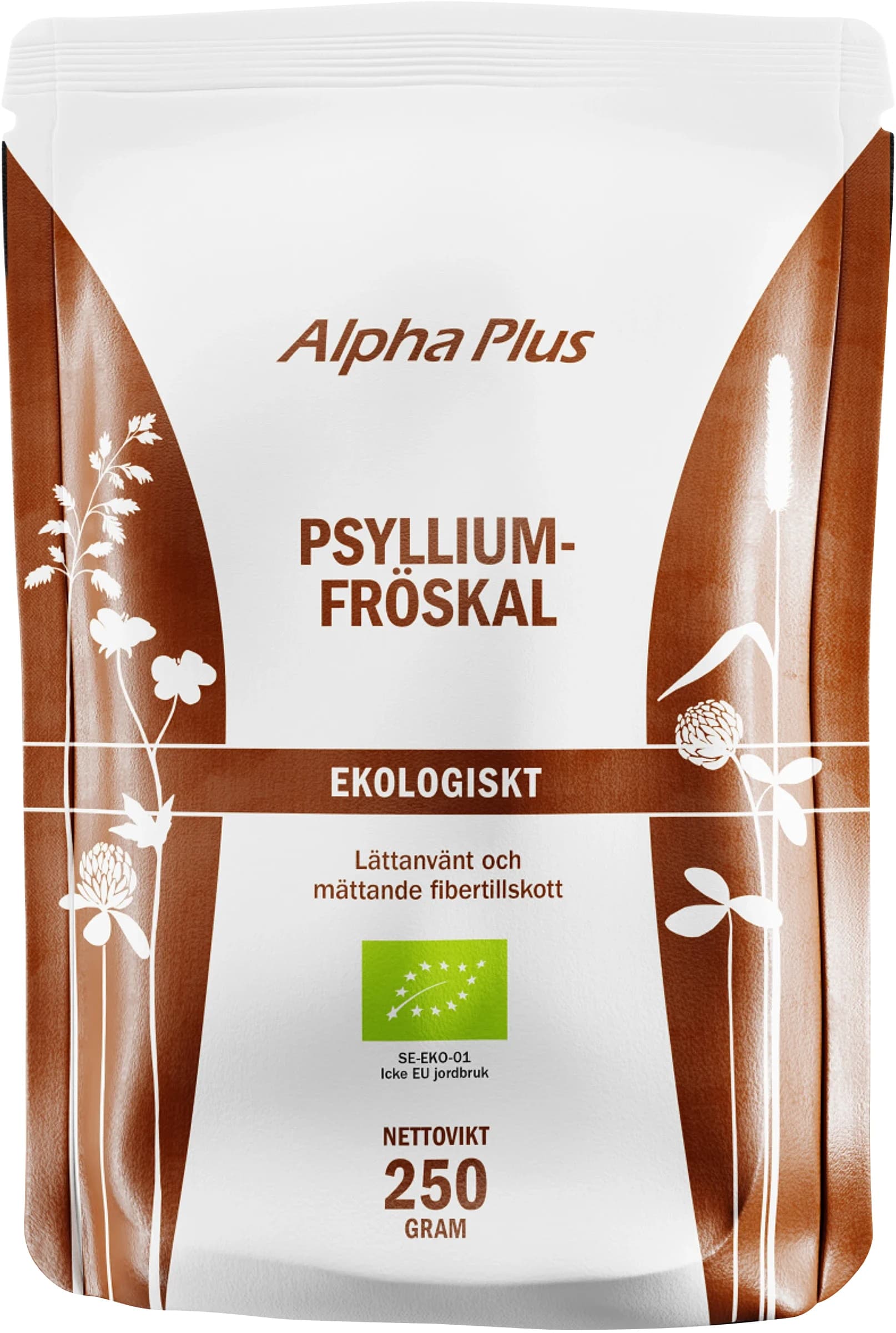 Alpha Plus Psylliumfröskal Eko 250 g – från Alpha Plus – 94 kr – hos Apotek Hjärtat