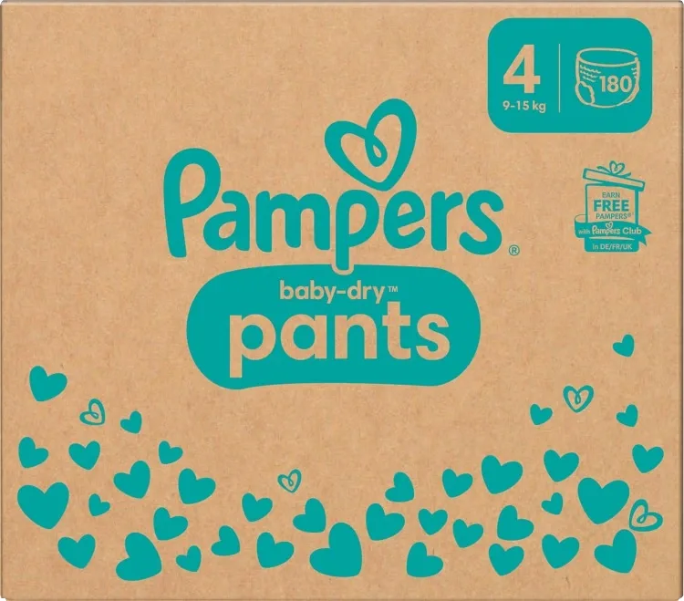 Pampers Baby-Dry stl 4 9-15 kg 180 st från Pampers – köp hos Apotek Hjärtat