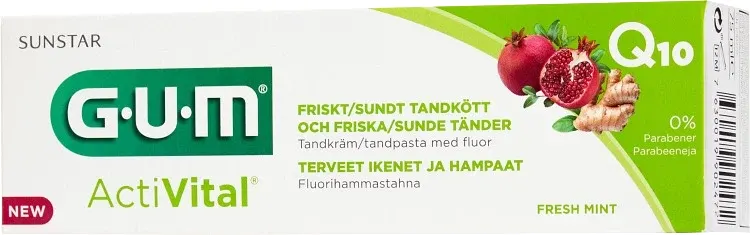 GUM Activital Tandkräm 75ml från GUM – köp hos Apotek Hjärtat