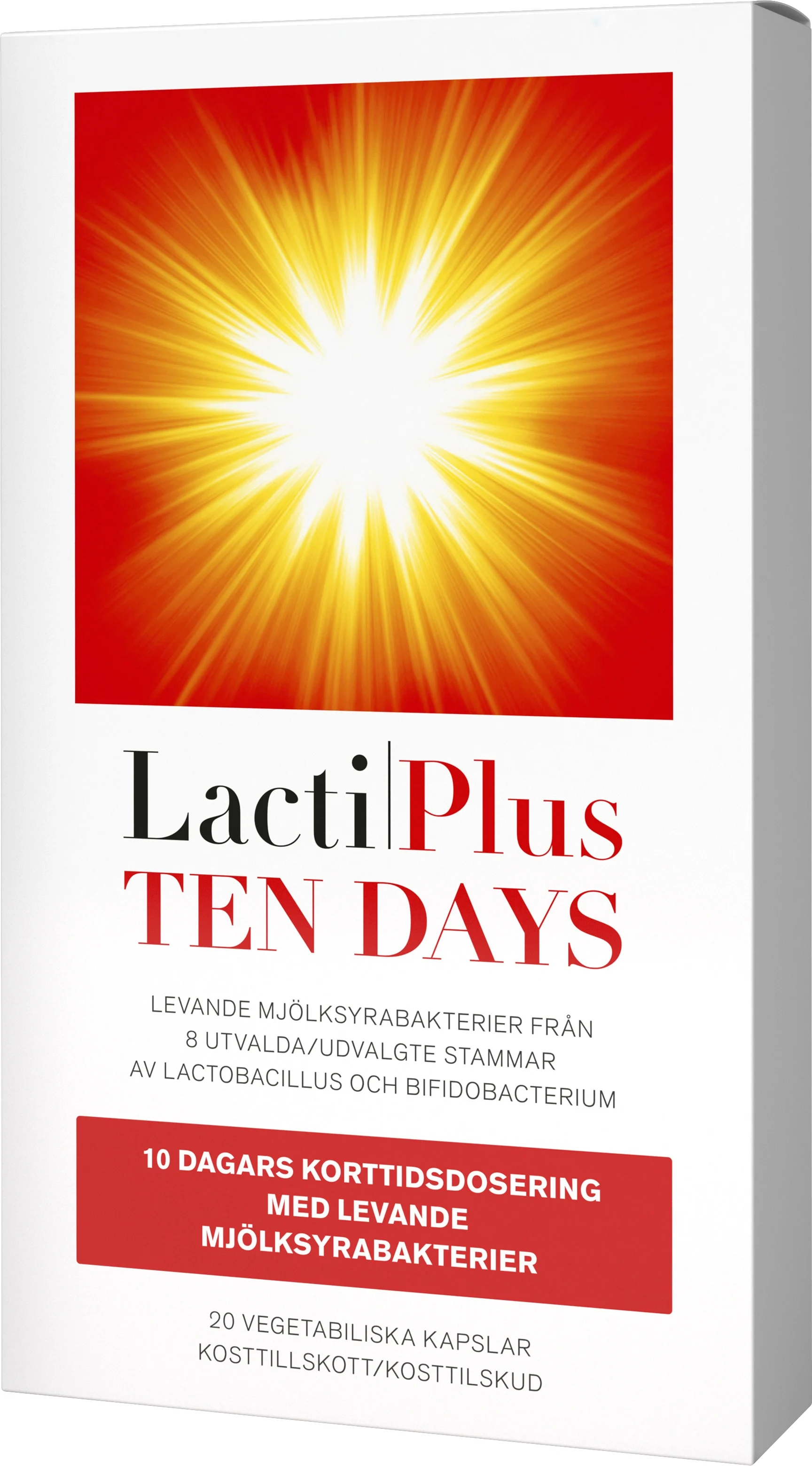 LactiPlus Ten Days 20 kapslar från Lactiplus – köp hos Apotek Hjärtat