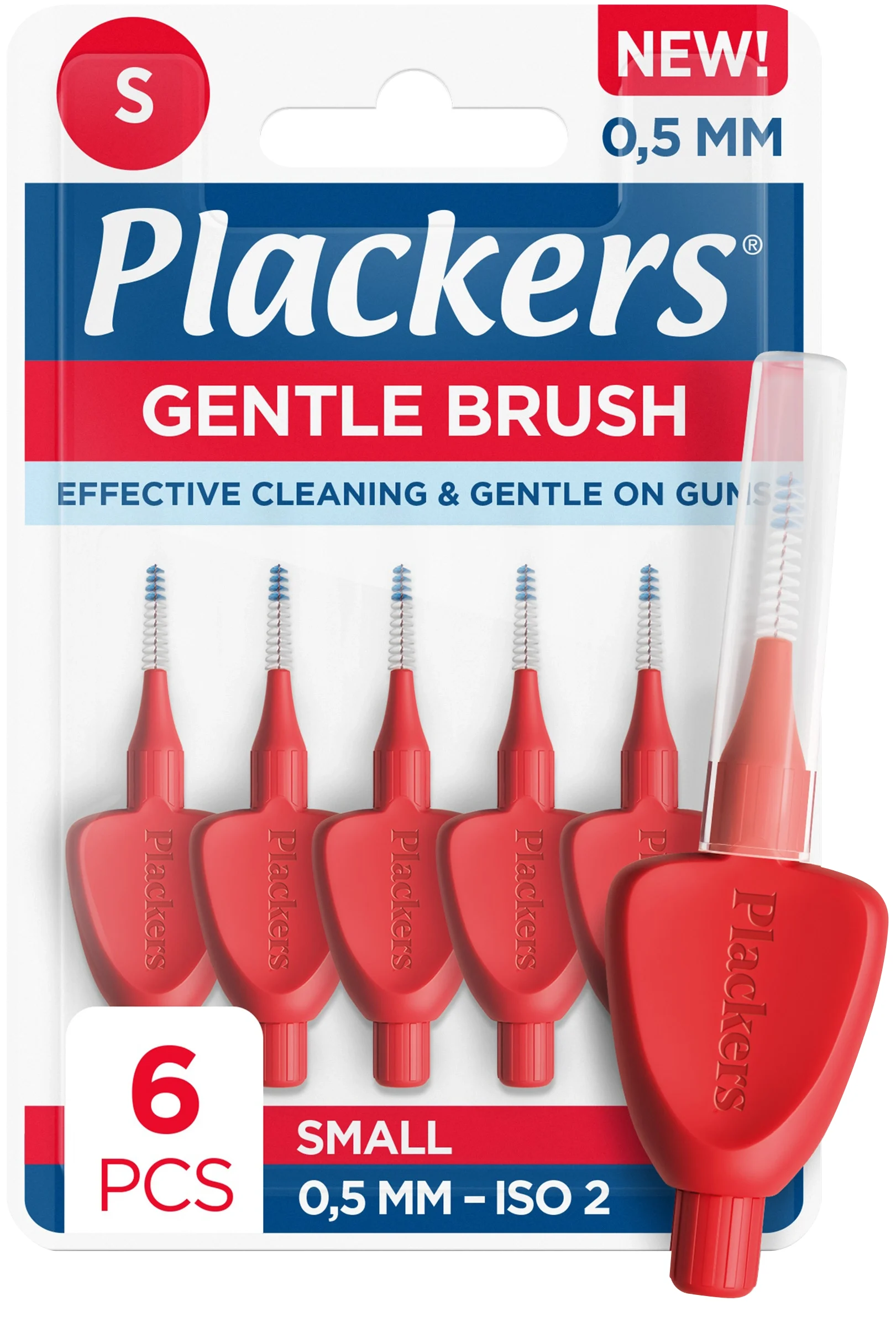 Plackers Gentle Brush 0,5 mm 6st från Plackers – köp hos Apotek Hjärtat