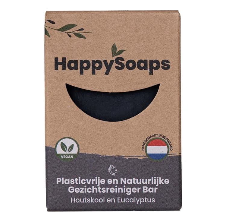 HappySoaps Facial Cleanser Charcoal and Eucalyptus 70 g från HappySoaps – köp hos Apotek Hjärtat