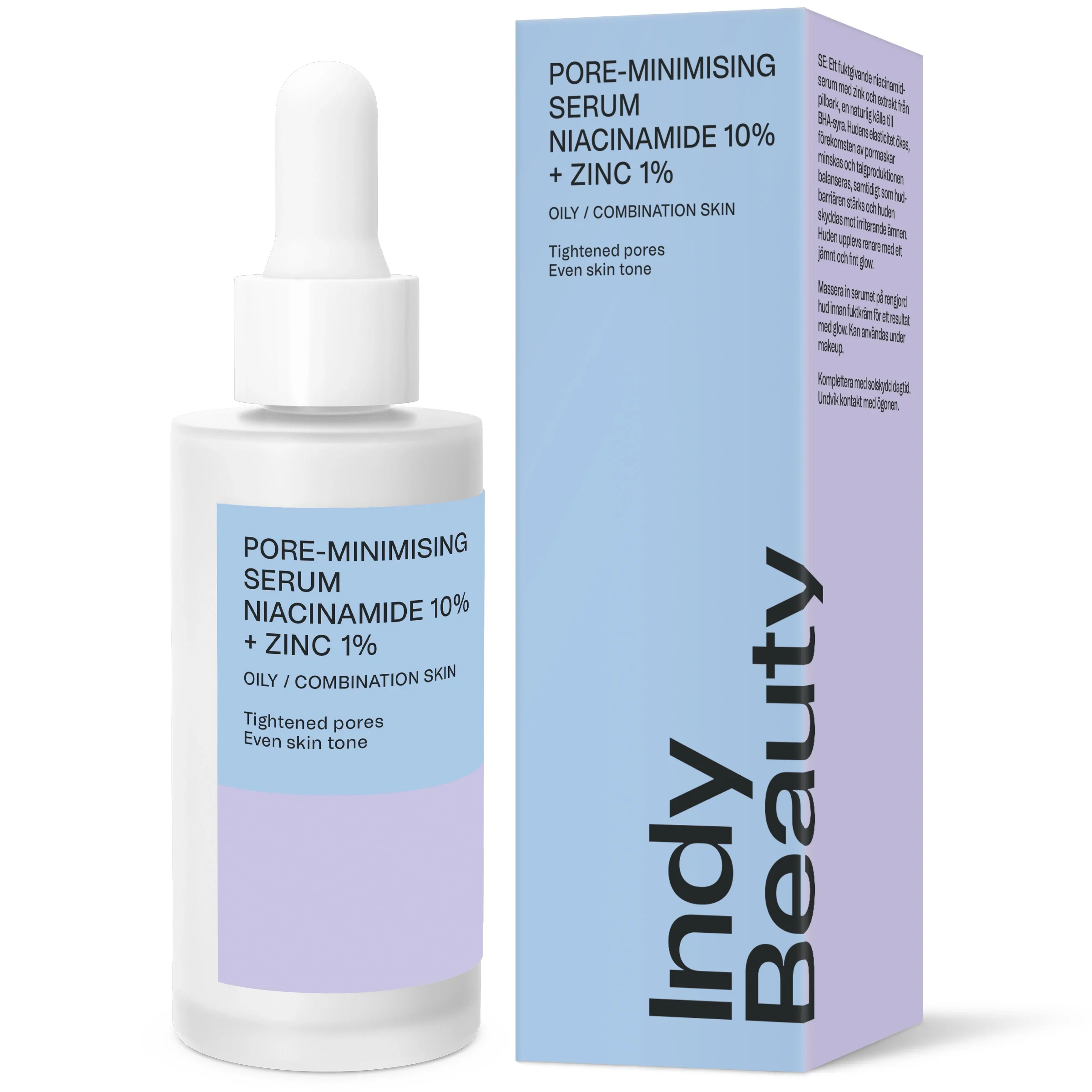 Indy Beauty Pore-minimising Serum Niacinamide 10%+Zinc 1% 30 ml från Indy Beauty – köp hos Apotek Hjärtat