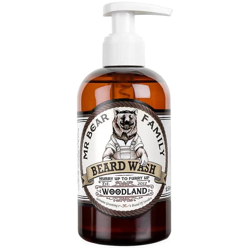 Mr Bear Family Beard Wash Woodland 250 ml från Mr Bear Family – köp hos Apotek Hjärtat