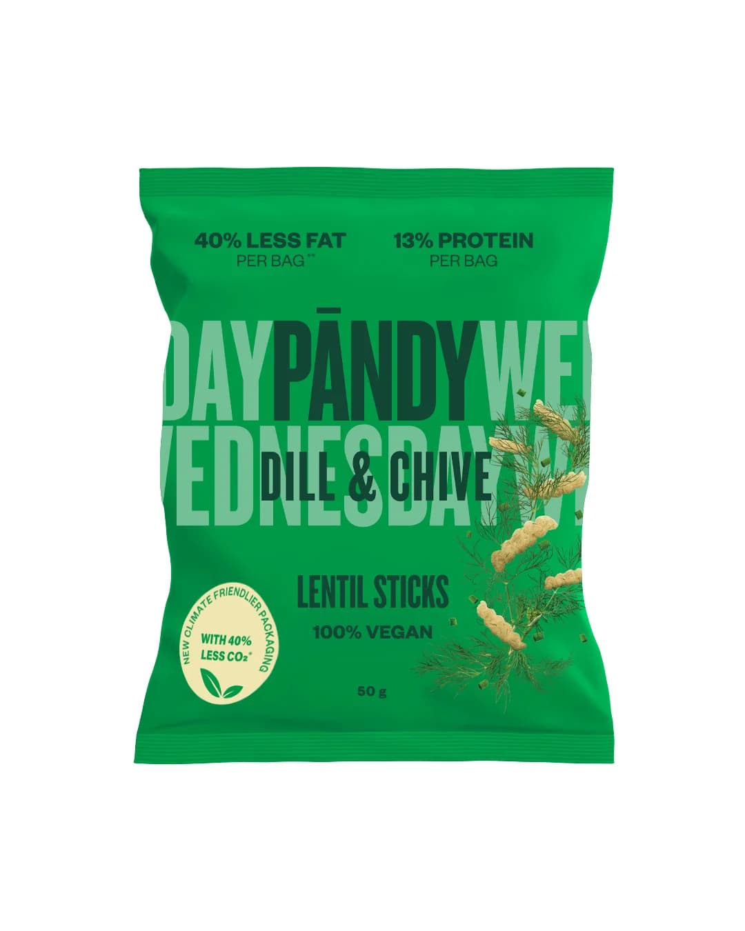 Pändy Lentil Chips Dill & Chive 50 g från Pändy – köp hos Apotek Hjärtat