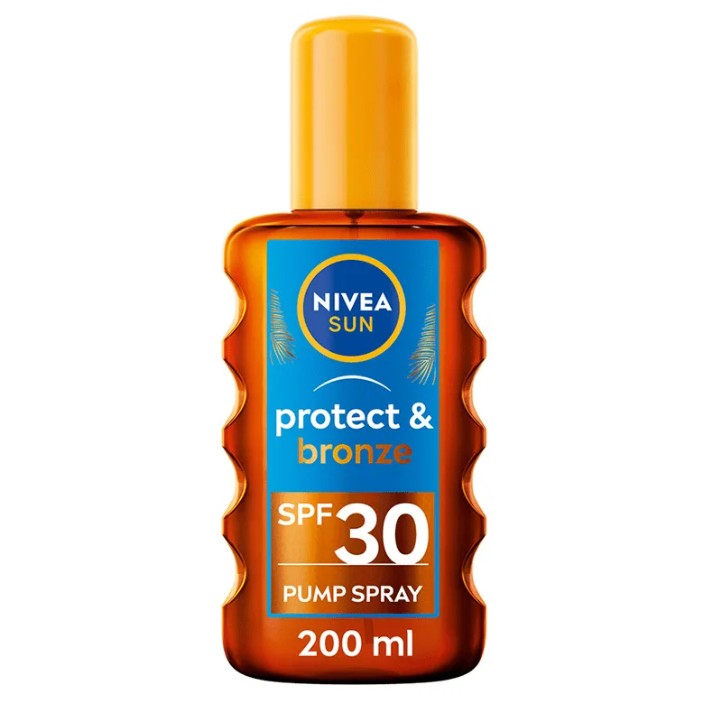 Nivea Sun Protect & Bronze Oil Spray SPF 30, 200 ml från Nivea – köp hos Apotek Hjärtat