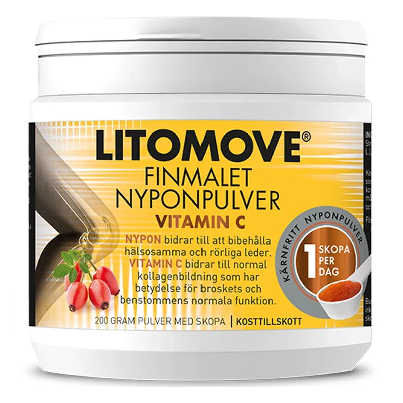Litomove Nyponpulver 200 g från Litomove – köp hos Apotek Hjärtat