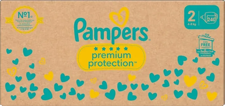 Pampers Premium Protection S2 4-8kg 240st från Pampers – köp hos Apotek Hjärtat
