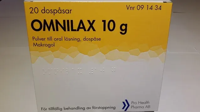 Omnilax Pulver till oral lösning i dospåse 10 g 20 st från Omnilax – köp hos Apotek Hjärtat