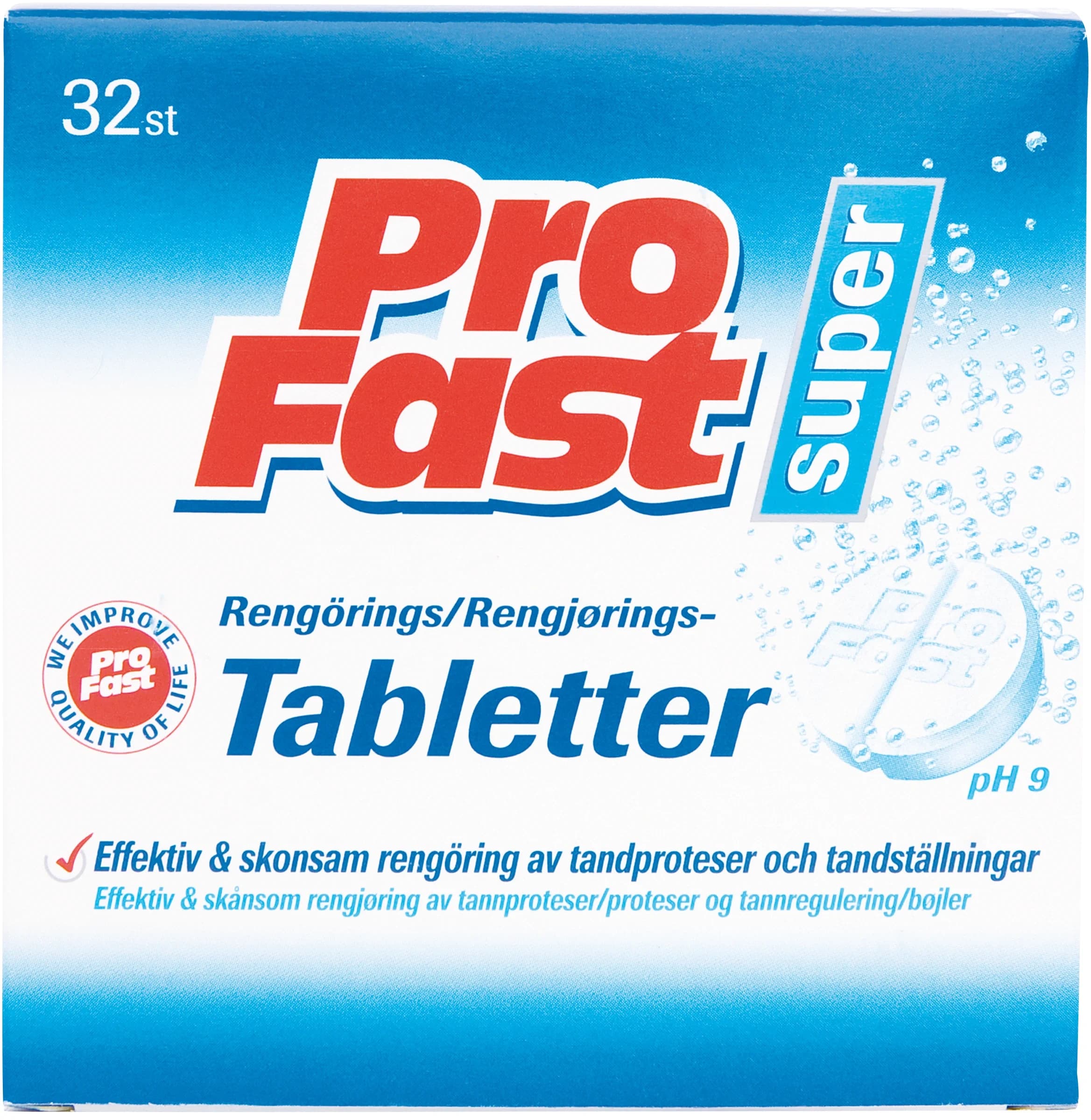 Profast rengöringstablett 32 st från Profast – köp hos Apotek Hjärtat