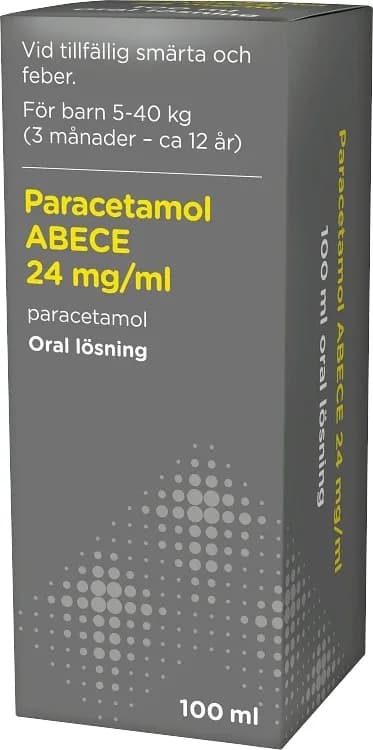 Paracetamol ABECE Oral lösning 24 mg/ml 100 ml från ABECE – köp hos Apotek Hjärtat