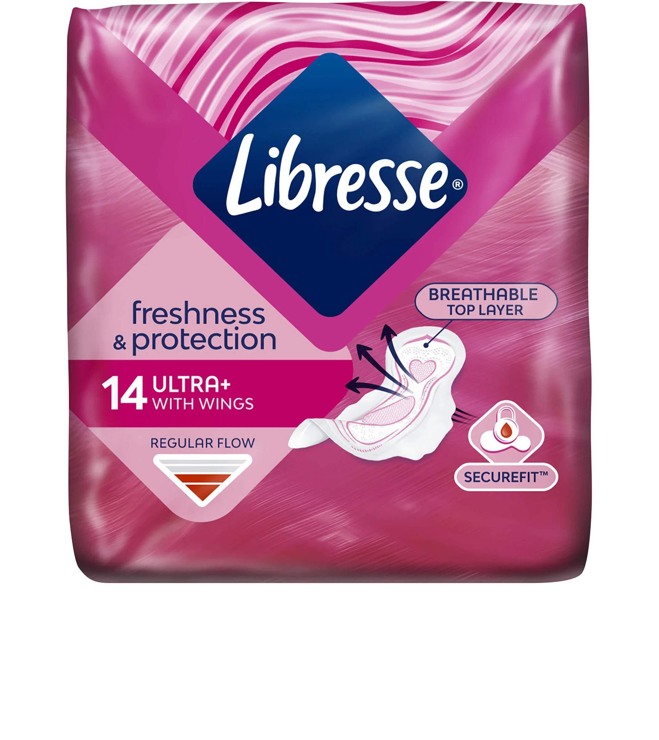 Libresse Ultra Thin Normal Wing 14 st från Libresse – köp hos Apotek Hjärtat