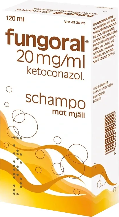 Fungoral schampo 20 mg/ml 120 ml från Fungoral – köp hos Apotek Hjärtat