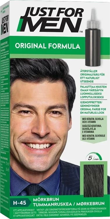 Just For Men Original Formula Hair Hårfärg Dark Brown från Just For Men – köp hos Apotek Hjärtat