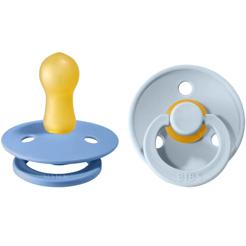 BIBS Napp Sky Blue / Baby Blue 6-18 månader 2-pack från BIBS – köp hos Apotek Hjärtat