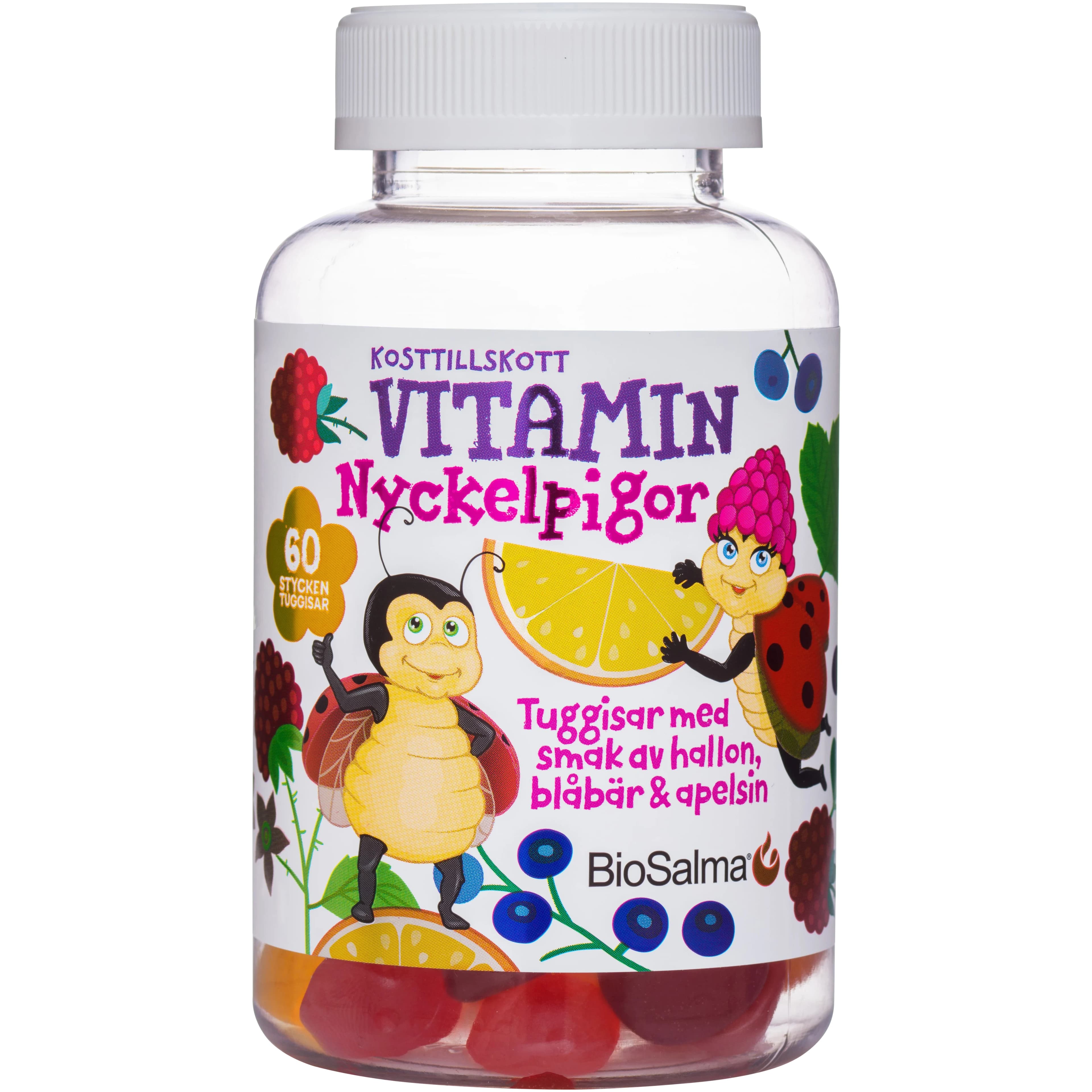 BioSalma Nyckelpiga Multivitamin 60 st från BioSalma – köp hos Apotek Hjärtat