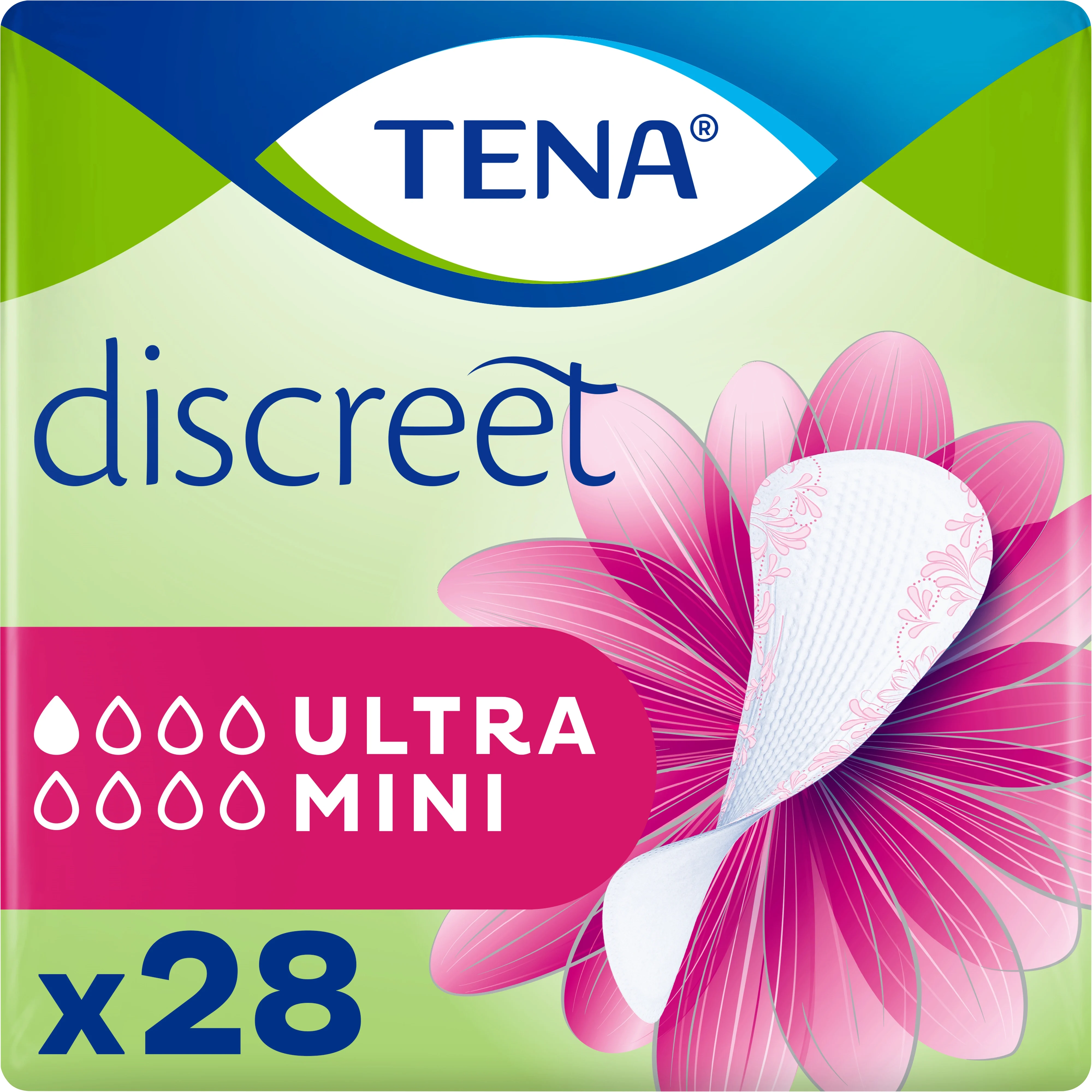 TENA Discreet Ultra Mini 28 st från Tena – köp hos Apotek Hjärtat