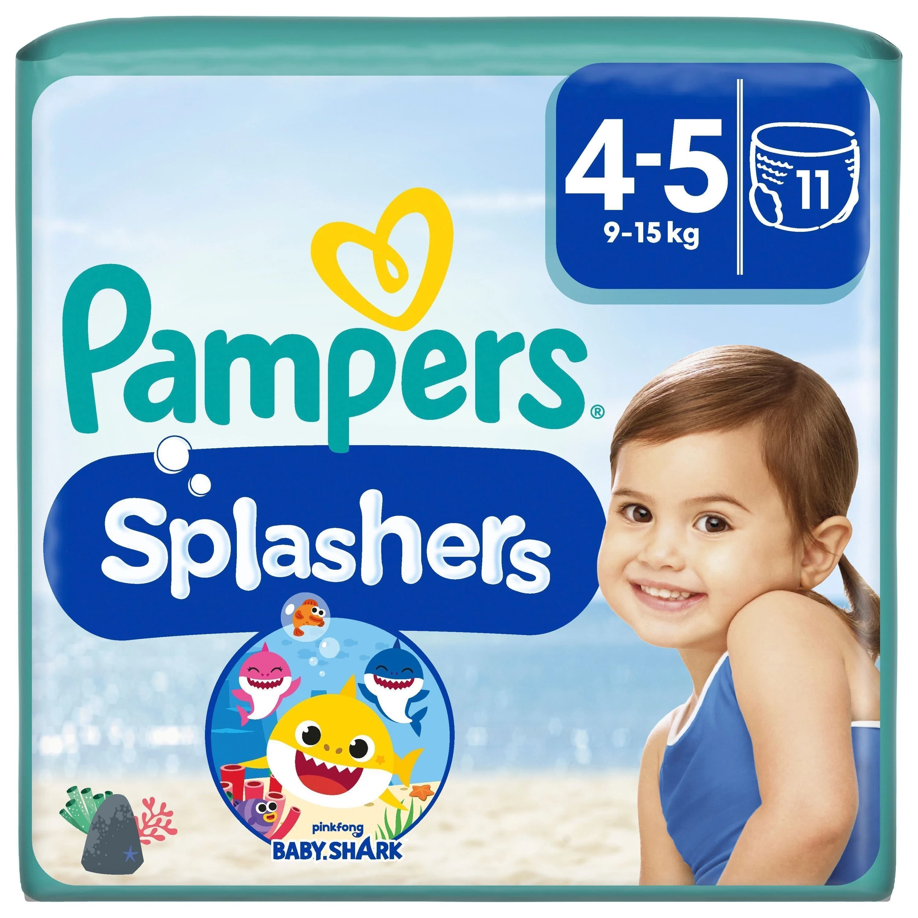 Pampers Splashers Engångsbadblöjor Stl 4 9kg-15kg 11 st från Pampers – köp hos Apotek Hjärtat