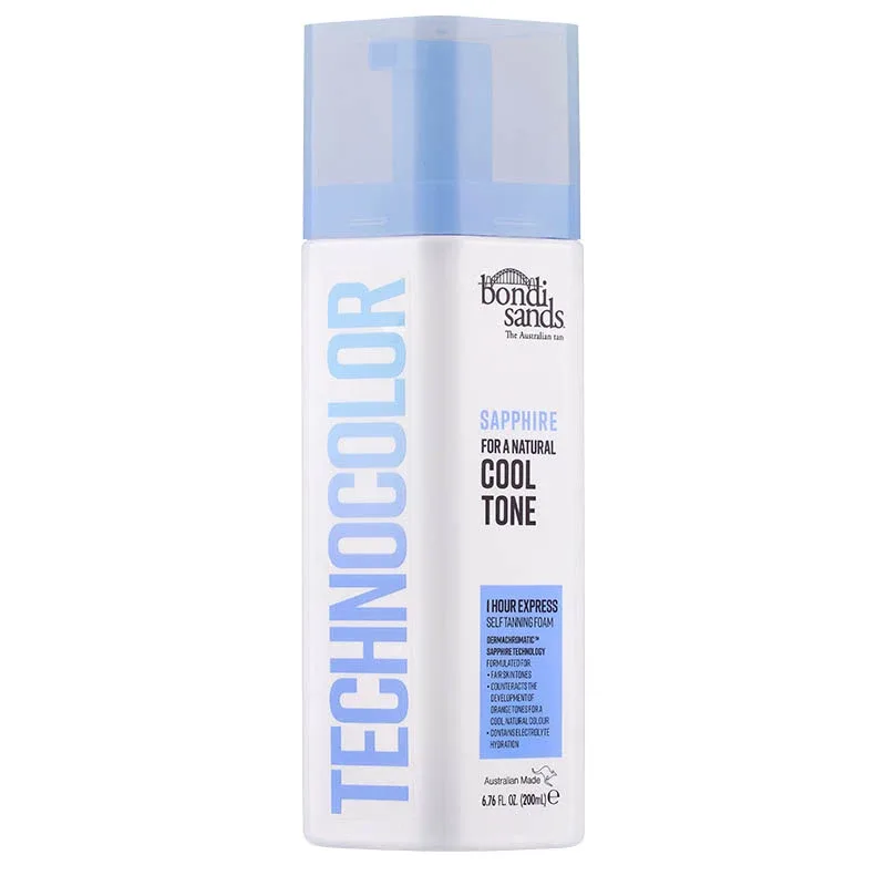 Bondi Sands Technocolor 1 Hour Express Self Tanning Foam Sapphire (Cool Tone) 200 ml från Bondi Sands – köp hos Apotek Hjärtat
