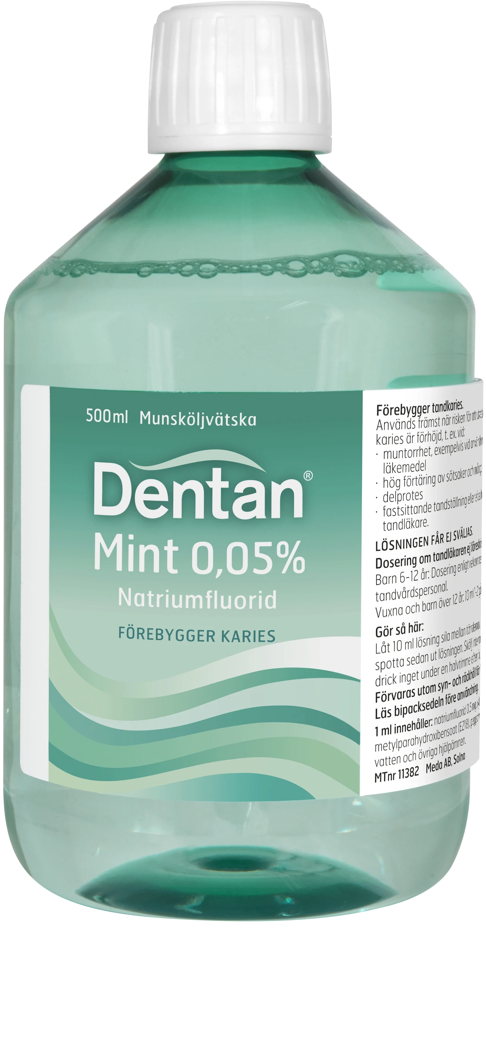 Dentan Mint munskölj 0,05 % 500 ml från Dentan – köp hos Apotek Hjärtat