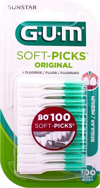 GUM Soft-Picks Original Regular/Medium 100 st från GUM – köp hos Apotek Hjärtat