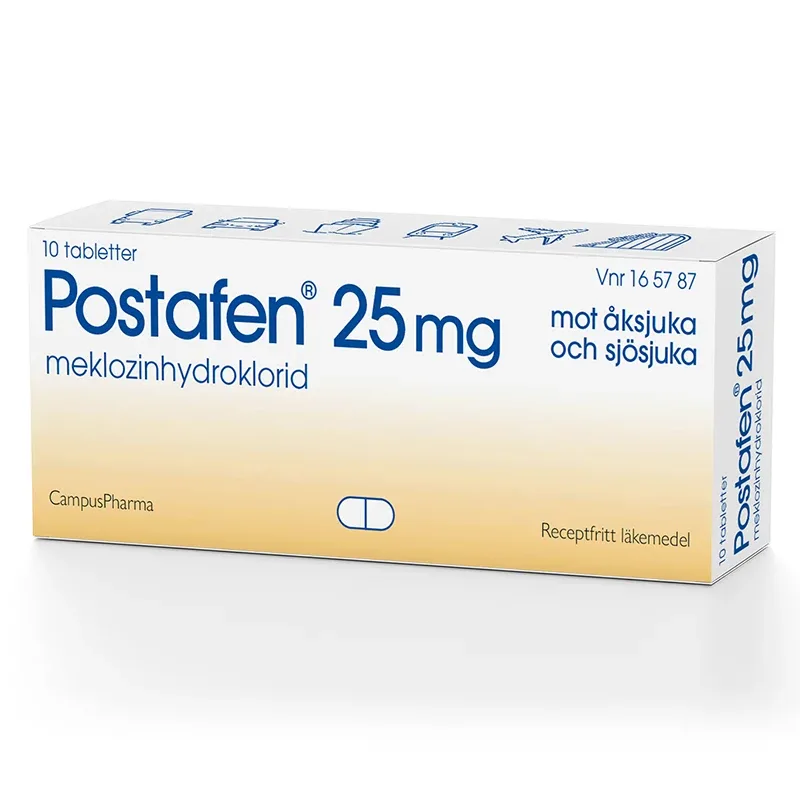 Postafen tablett 25 mg 10 st från Postafen – köp hos Apotek Hjärtat