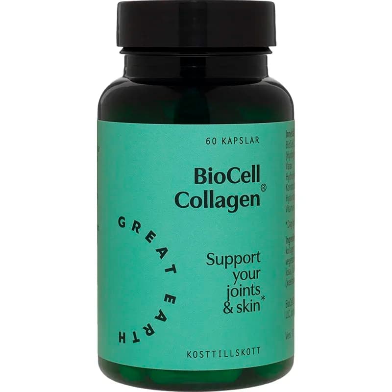 Great Earth Biocell Collagen 60 kapslar från Great Earth – köp hos Apotek Hjärtat