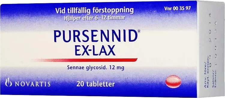 Pursennid Ex-Lax Tablett 20 st från Pursennid – köp hos Apotek Hjärtat