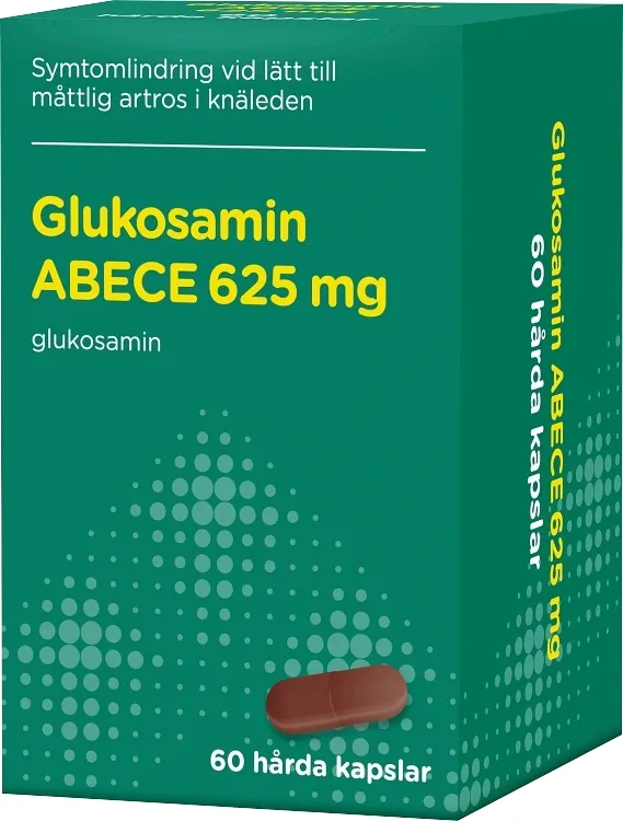Glukosamin ABECE Kapsel hård 625 mg 60 st från ABECE – köp hos Apotek Hjärtat